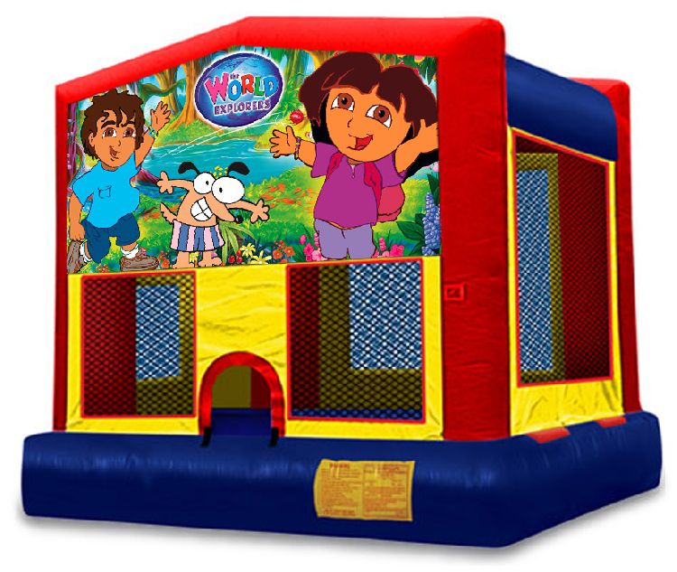 Dora Themed Bounce House