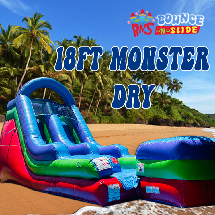 18Ft Monster Dry Slide