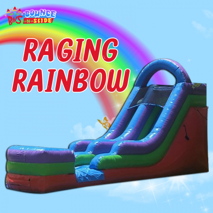 16Ft Raging Rainbow Water Slide Rental