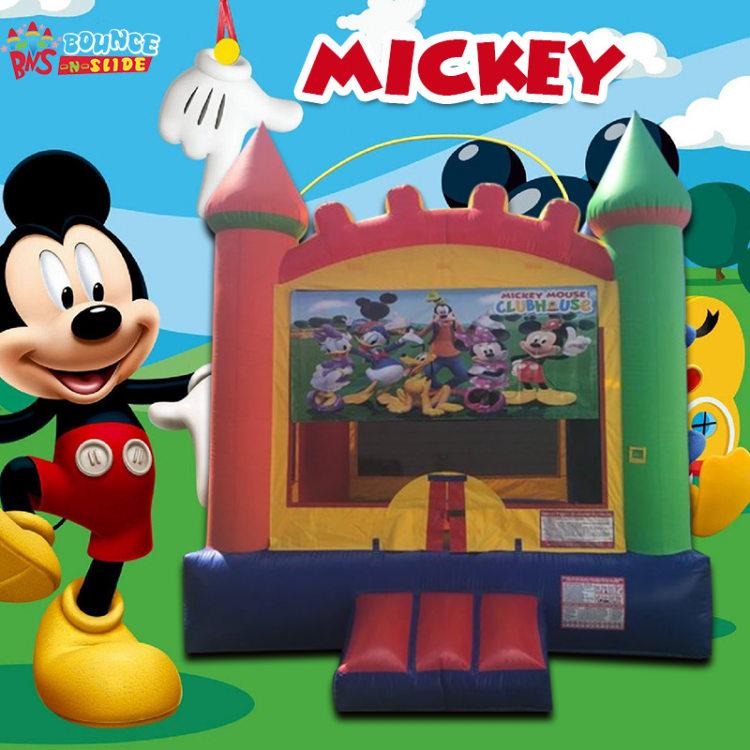 Mickey Mouse Clubhouse Arch Castle Bounce House Rental
