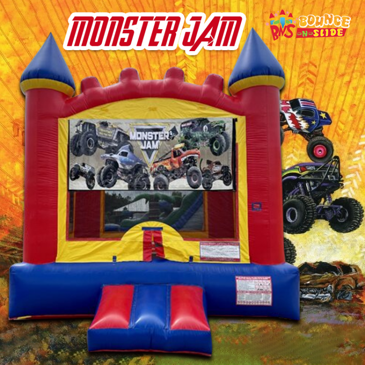 Monster Truck Castle Bounce House Rental